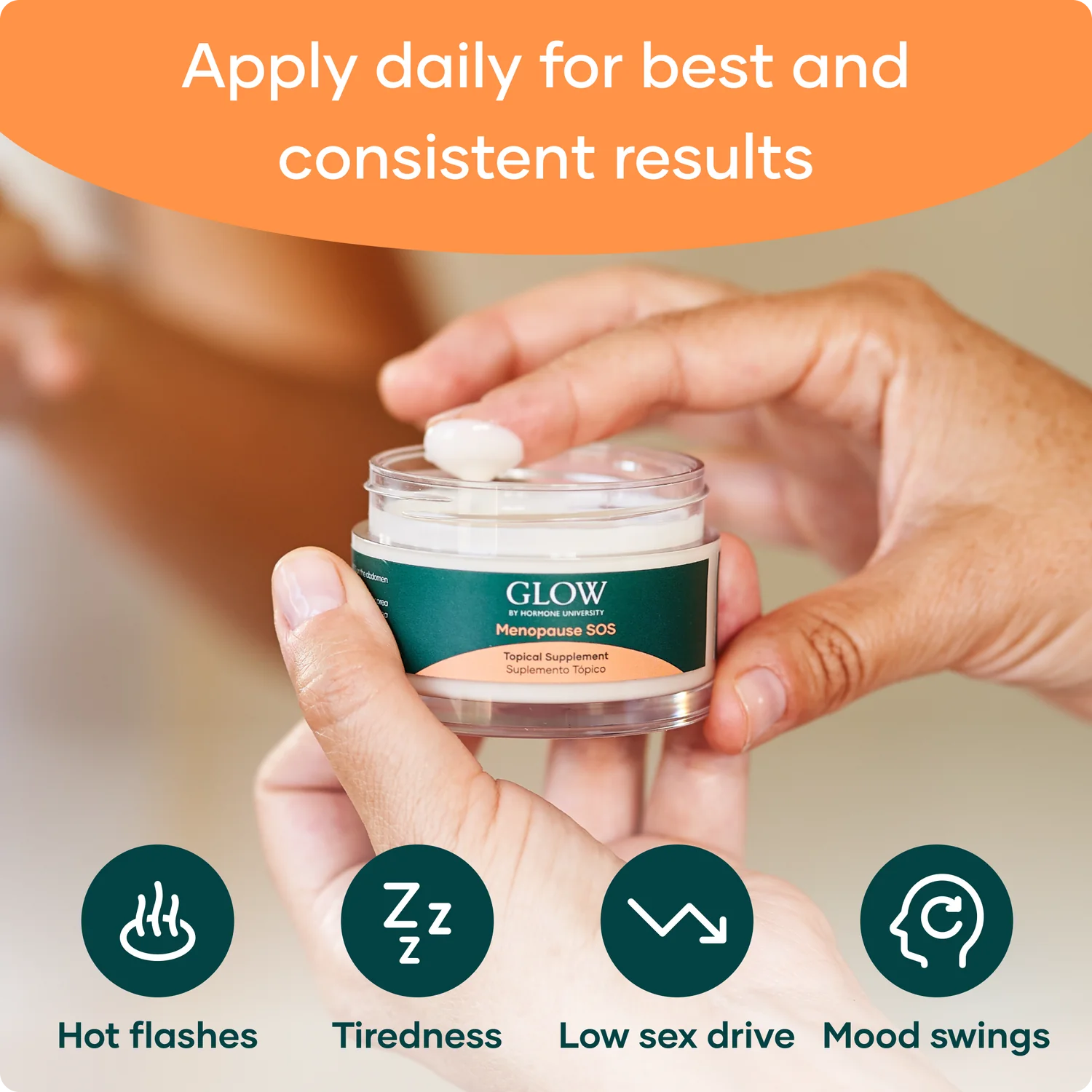 Hormone-Free Menopause Cream | Hot Flashes &amp; Night Sweats Relief