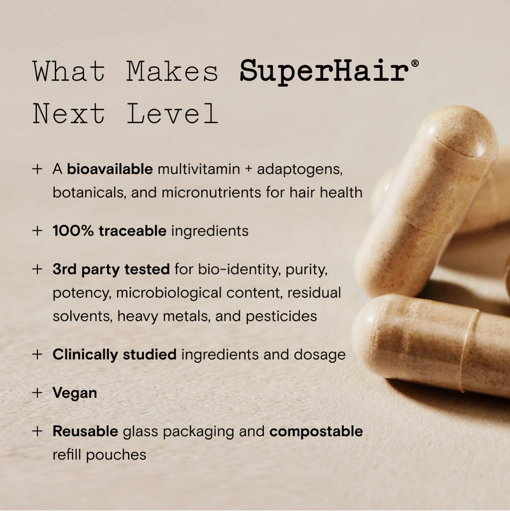 SuperHair Multivitamin | Helps Hair Loss &amp; Thinning Hair